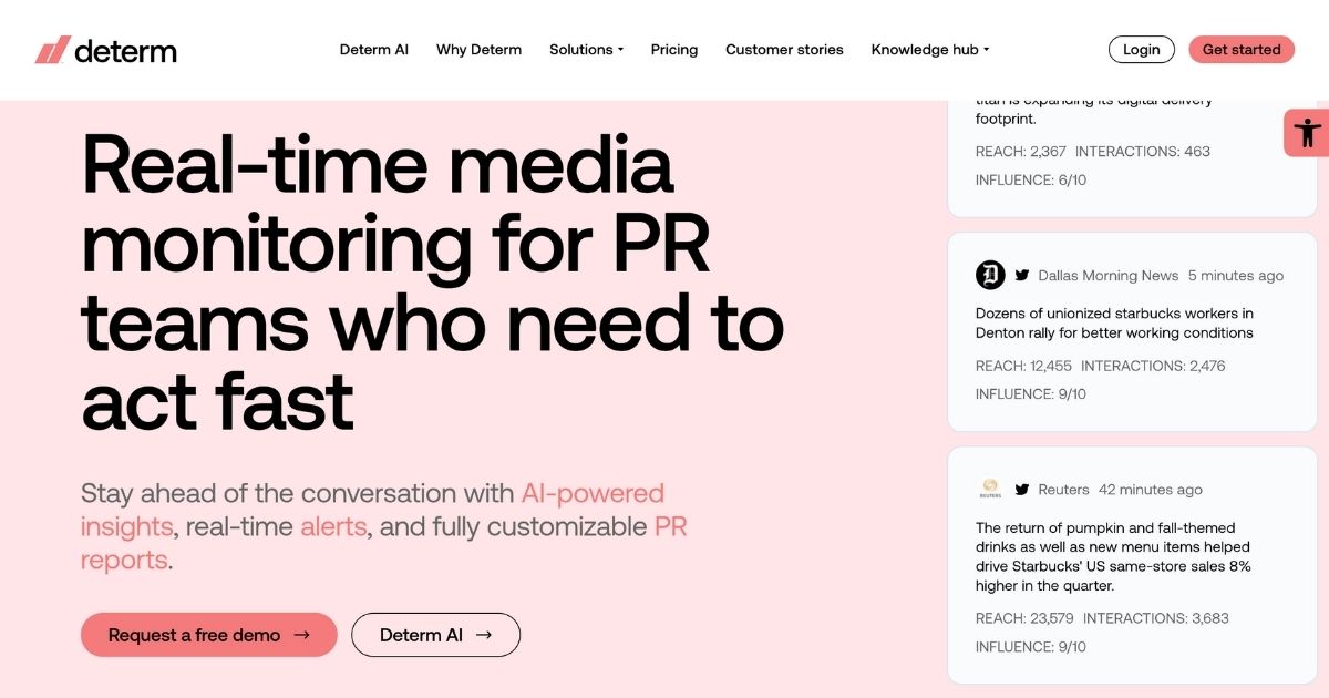 Determ: AI PR Analytics and Monitoring