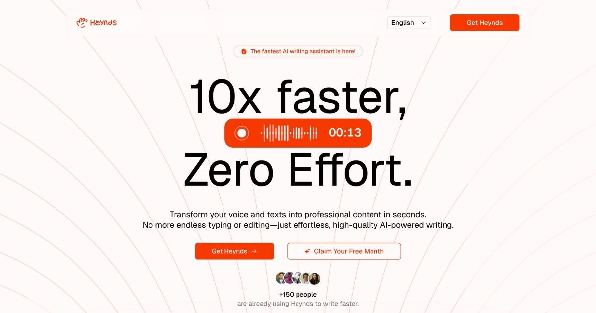 Heynds: AI Writing Assistant for Mac