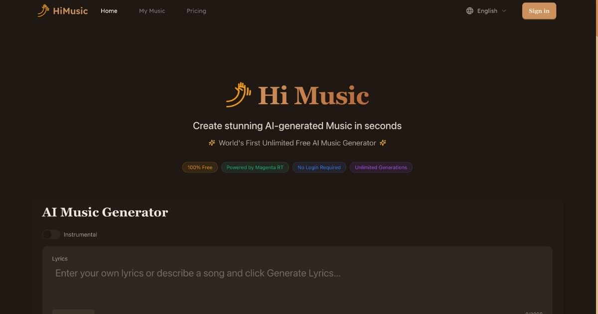 HiMusic: AI-Driven Music Creation Platform