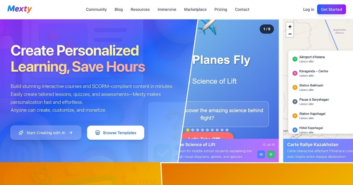 Mexty.ai: AI-Powered SCORM Authoring Tool