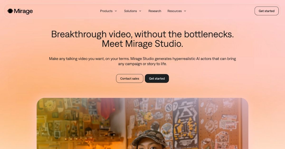 Mirage Studio: AI-Powered Video Creation Platform
