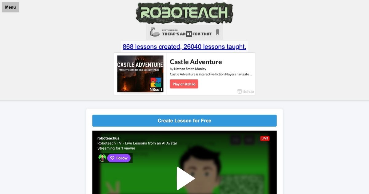 RoboTeach: AI-Powered Interactive Learning Platform