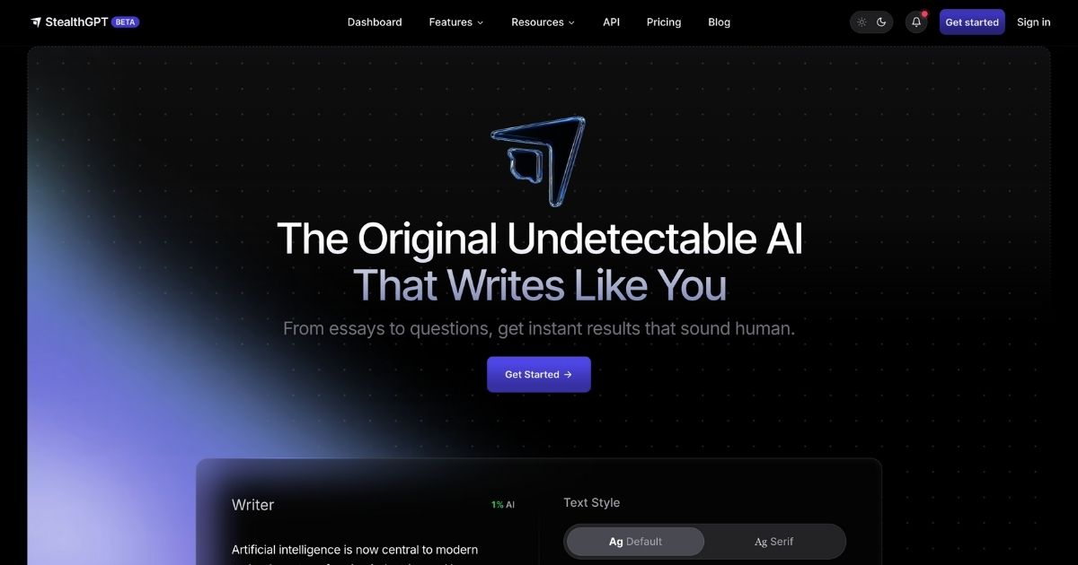 StealthGPT: AI-Powered Undetectable Content Tool