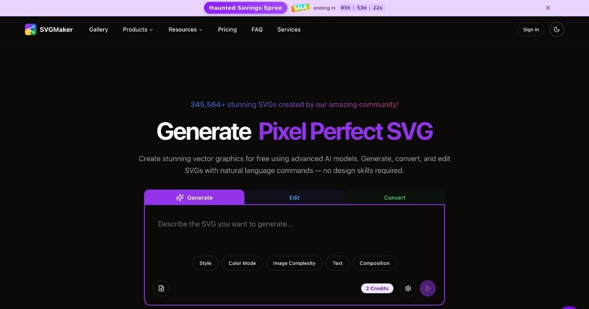 SVGMaker: AI-powered SVG Creation & Editing