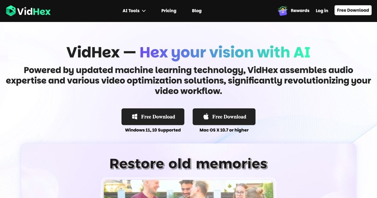 VidHex: AI Video Enhancement Tool