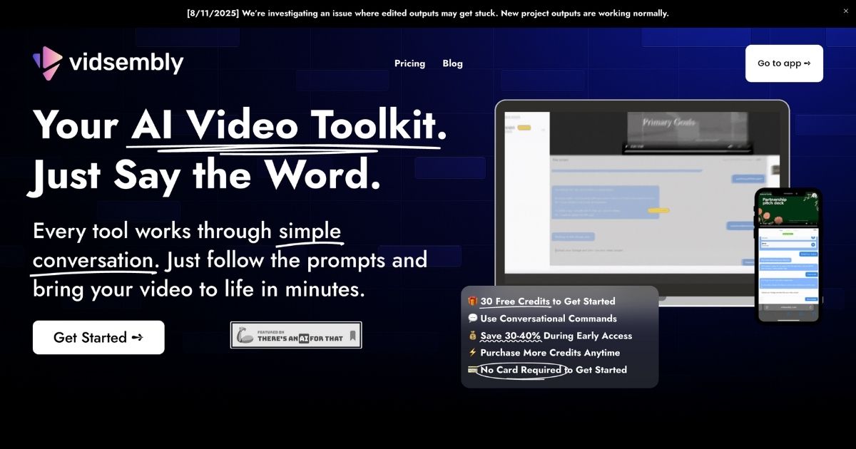Vidsembly: AI Video Transformation Tool