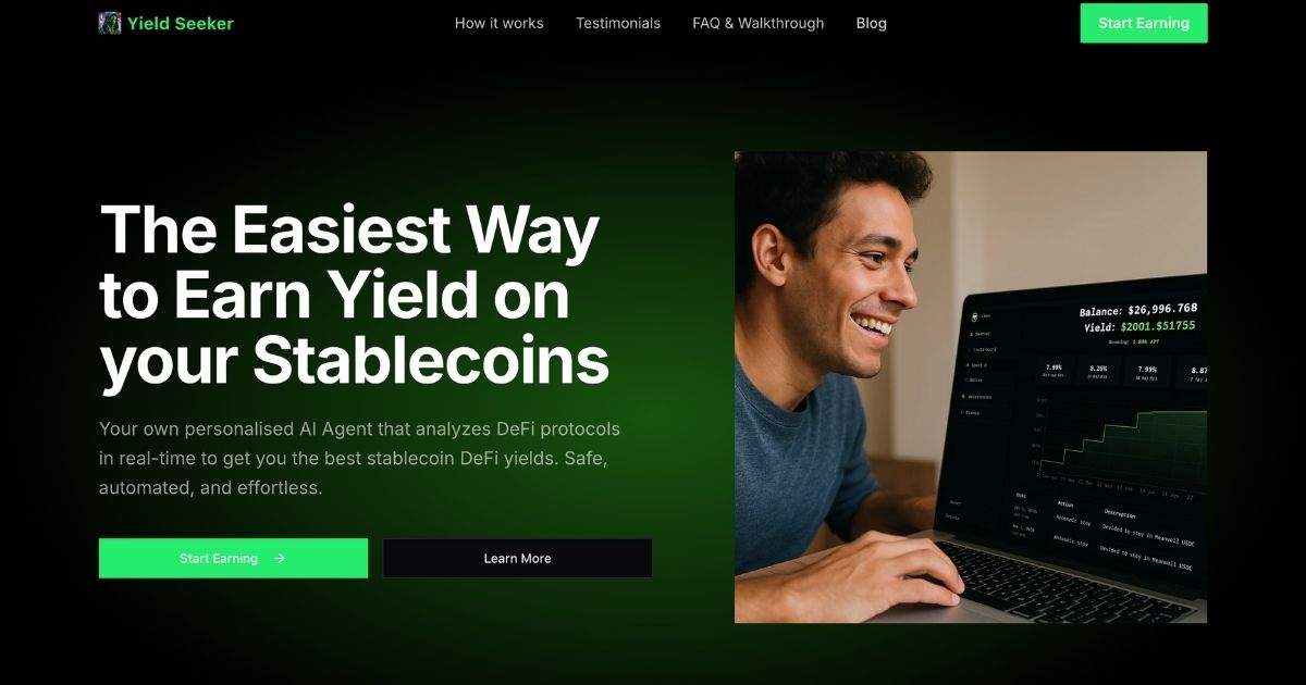 Yield Seeker: AI-Powered Stablecoin Yield Optimization