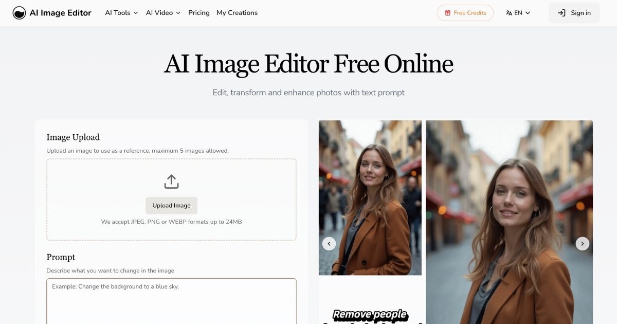AI Image Editor: Intuitive AI-Powered Photo Editing