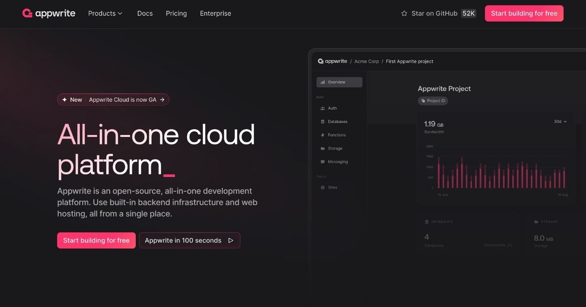 Appwrite: Streamlining Backend Infrastructure