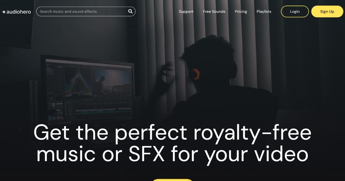 AudioHero: Royalty-Free Audio Library