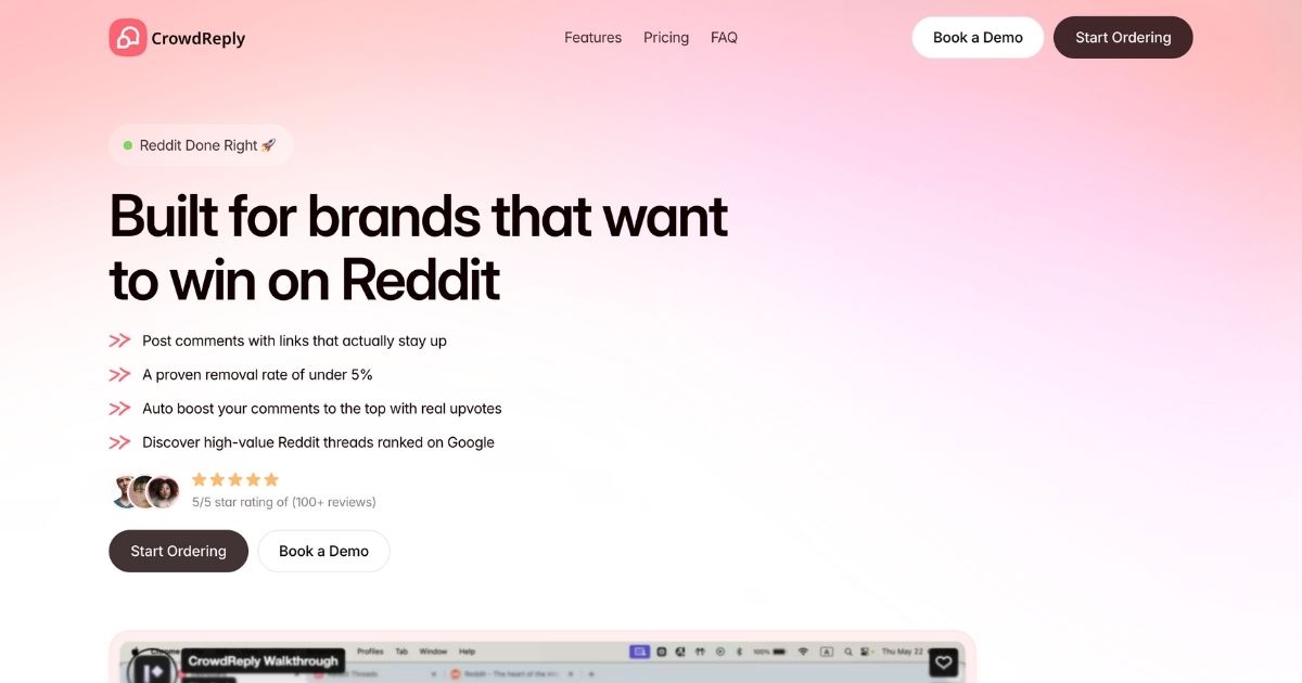 CrowdReply: Reddit Engagement & Reputation Management