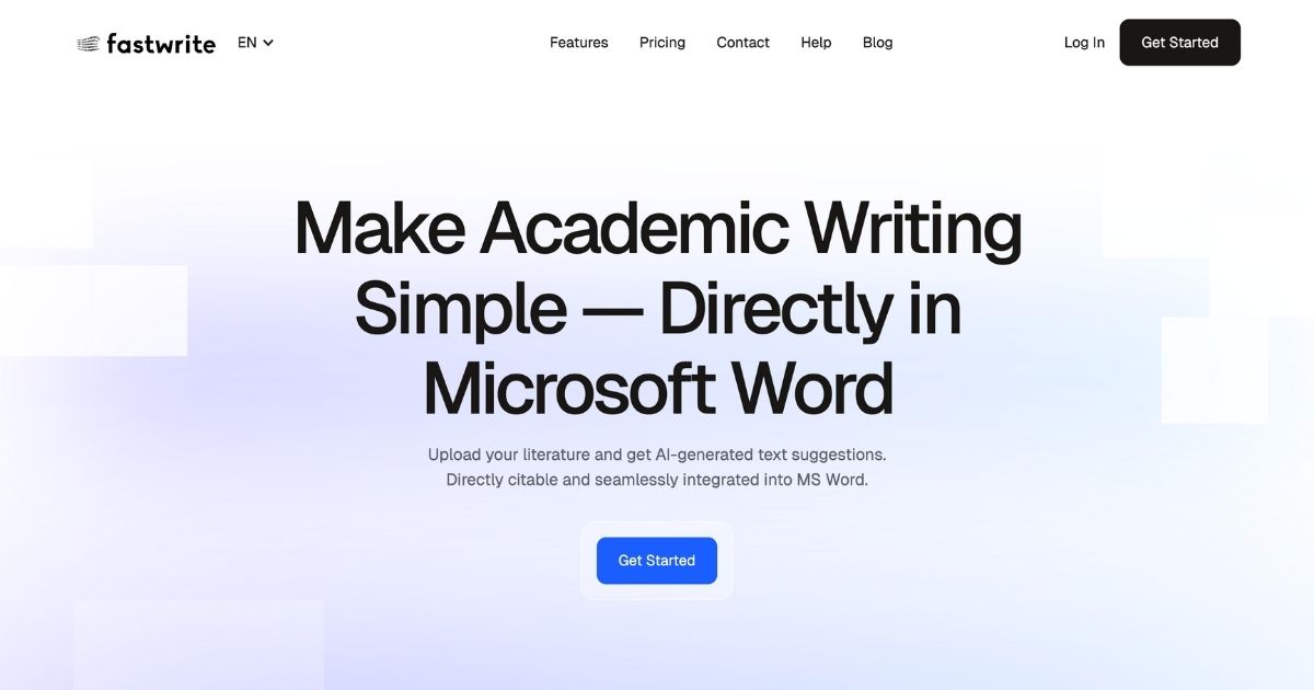 FastWrite: AI Writing Assistant for Academic Efficiency