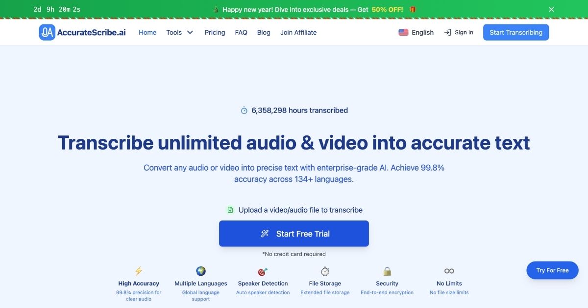 AccurateScribe.ai: AI-Powered Transcription for Professionals