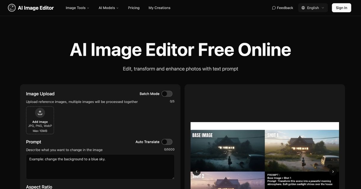 AI Image Editor: AI-Powered Image Editing