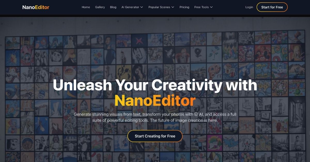 NanoEditor: AI-Powered Image Creation Suite