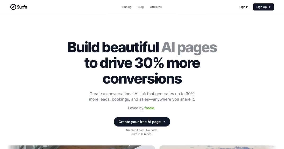 Surfn: No-Code AI Agents for Customer Engagement