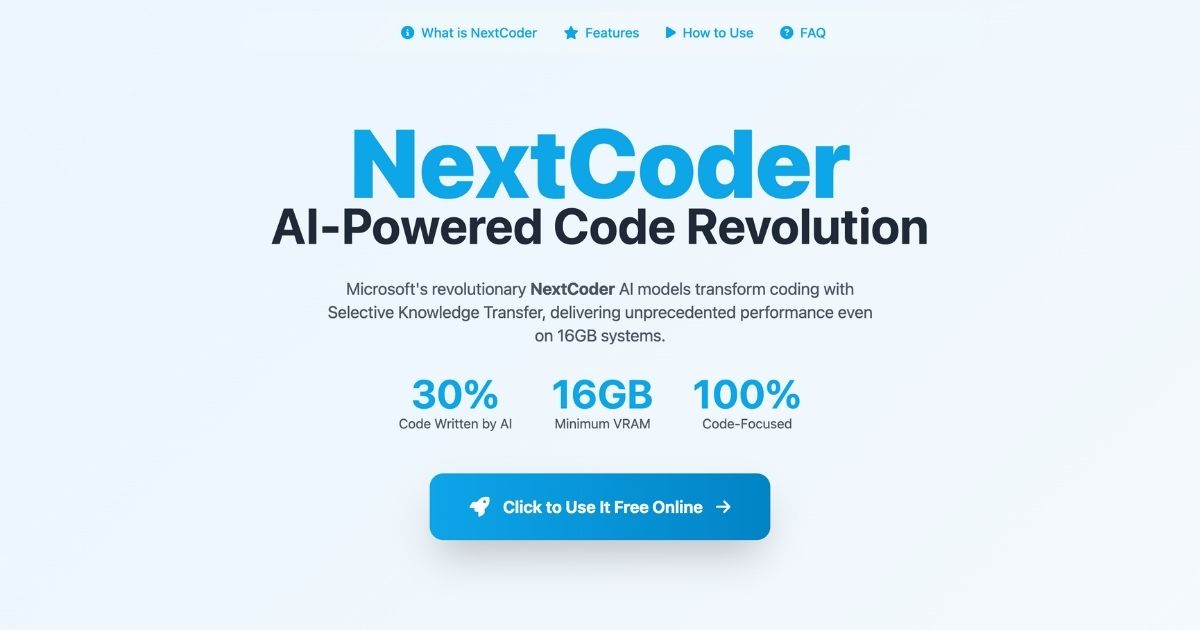 NextCoder: Enhance Workforce Skills Efficiently