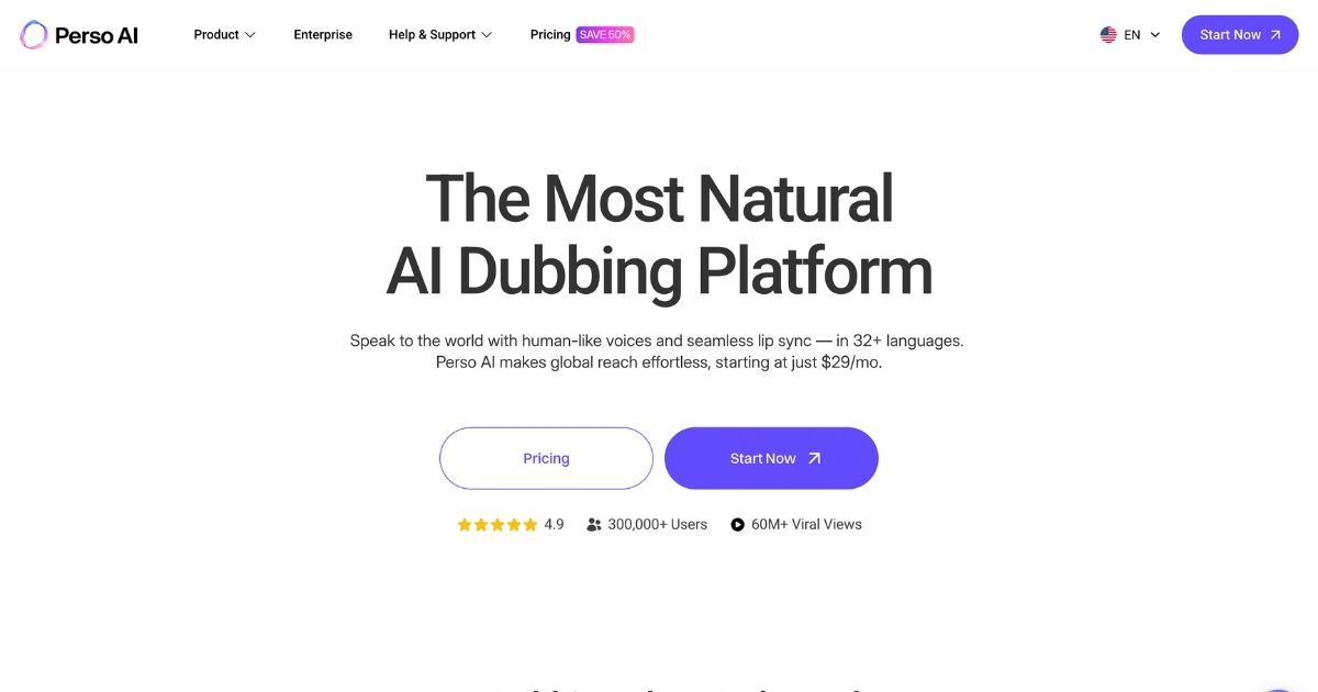 PERSO.ai: AI Video Localization Platform