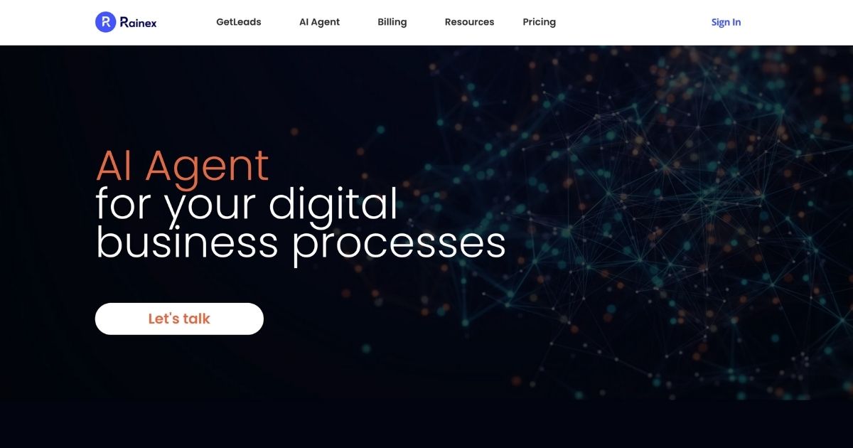 Rainex AI Agents: Streamline Business Processes