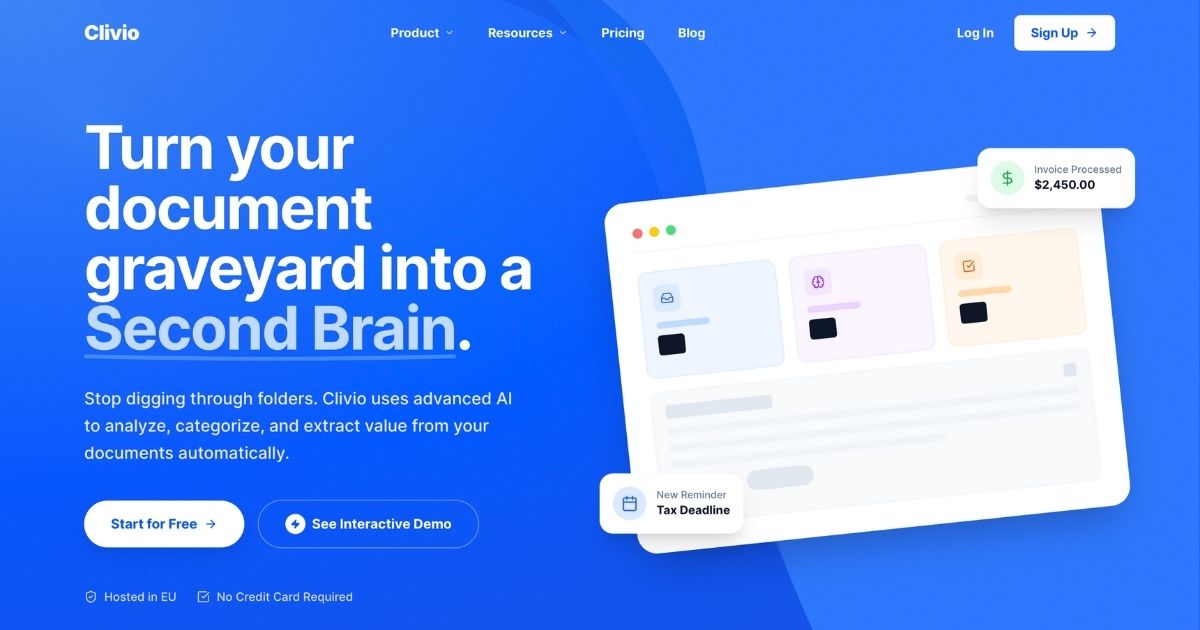 Clivio: AI Document Management Simplified