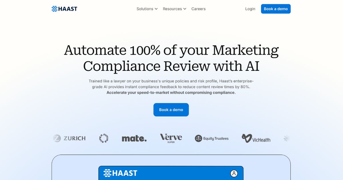Haast: Revolutionizing Compliance Review with AI Integration