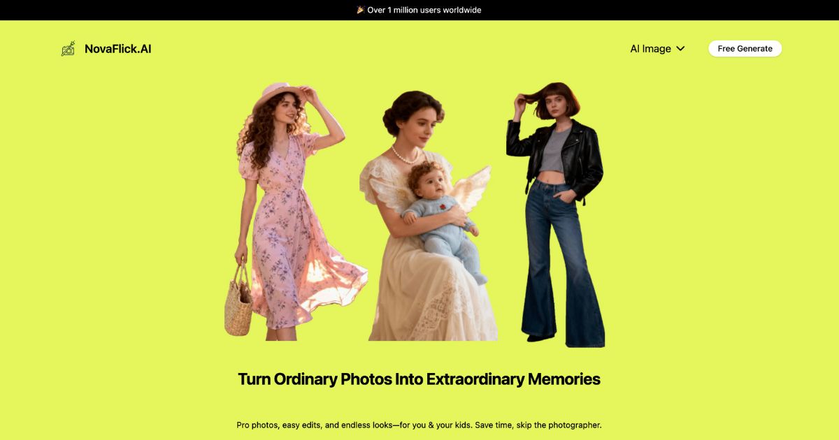 NovaFlick.AI: AI-Powered Photo Enhancement Tool