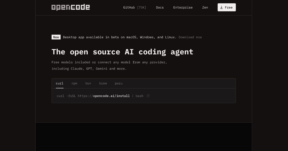 Opencode Revolutionizes AI Coding with Open, Agile Platform