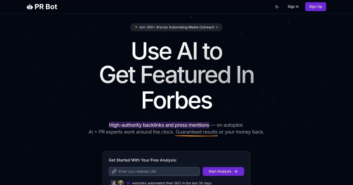PRBot.ai Automate Media Outreach Effortlessly