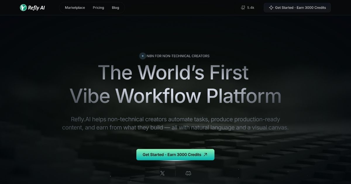 Refly.AI: No-Code Workflow Automation Platform