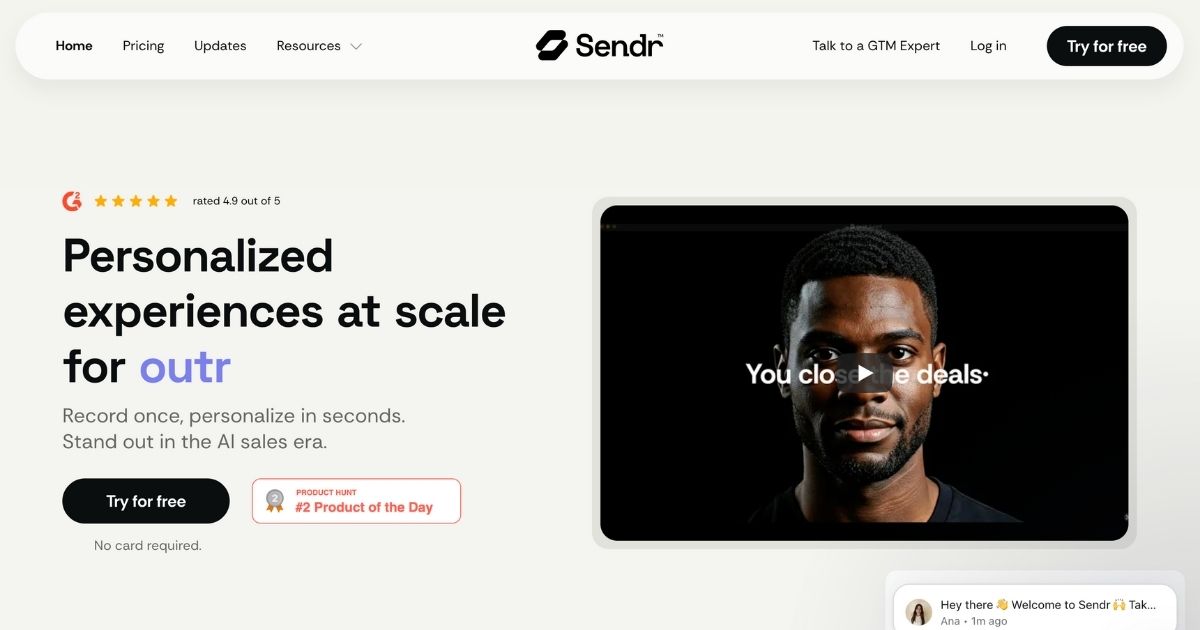Sendr: Personalized Video Outreach Automation