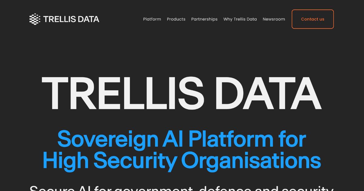 Trellis DataAI: Sovereign AI for Government&Military