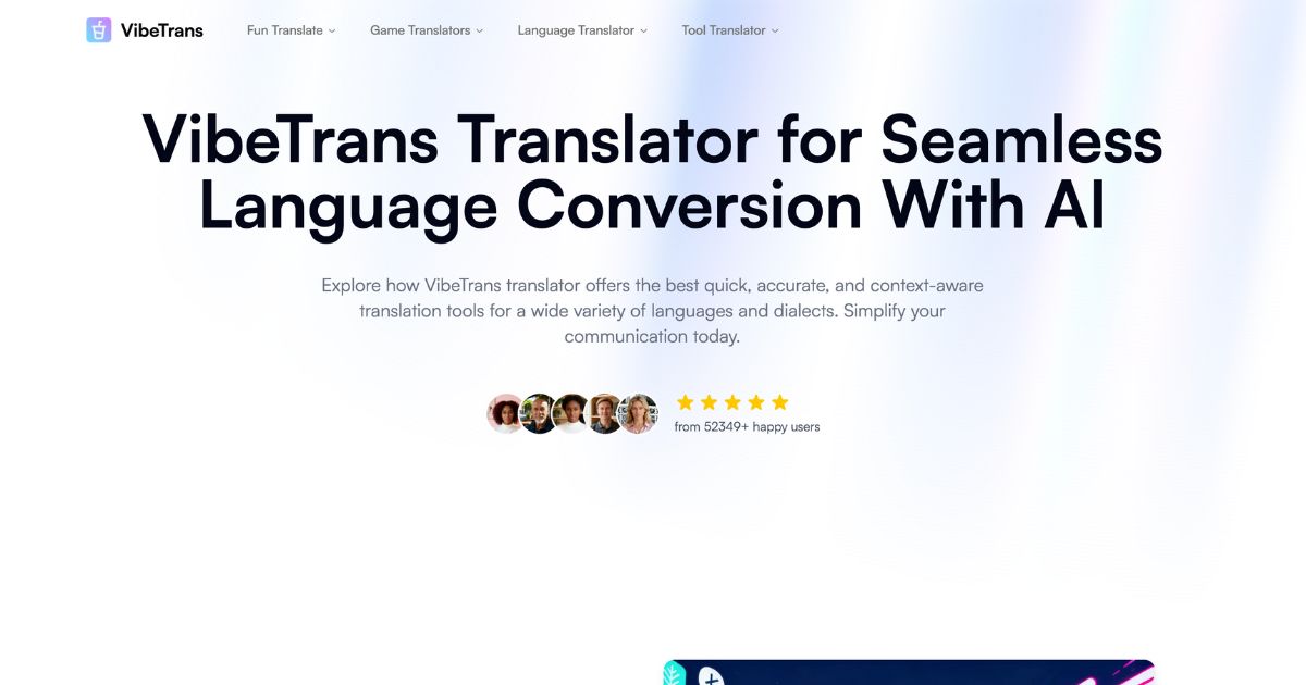 VibeTrans: AI-Powered Real-Time Translation Platform