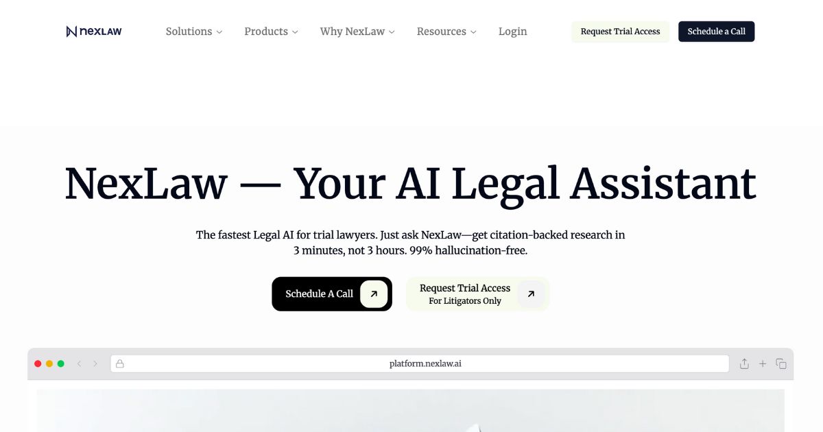 NexLaw AI: Litigation-Focused Legal Tech Platform