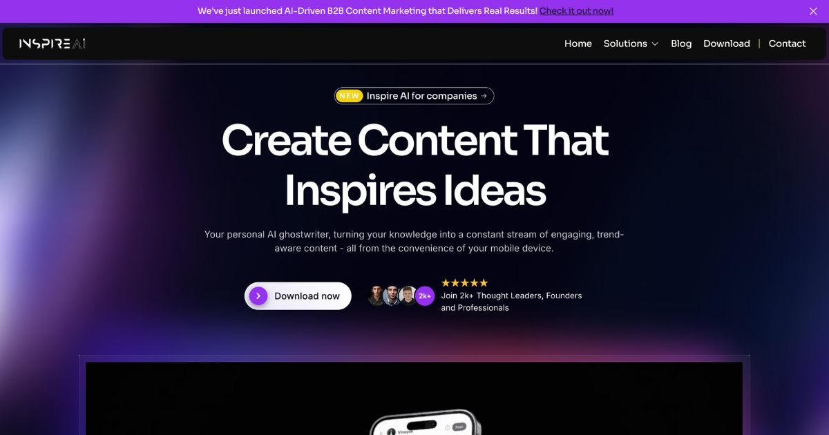Inspire AI: AI-Powered Content Creation Platform