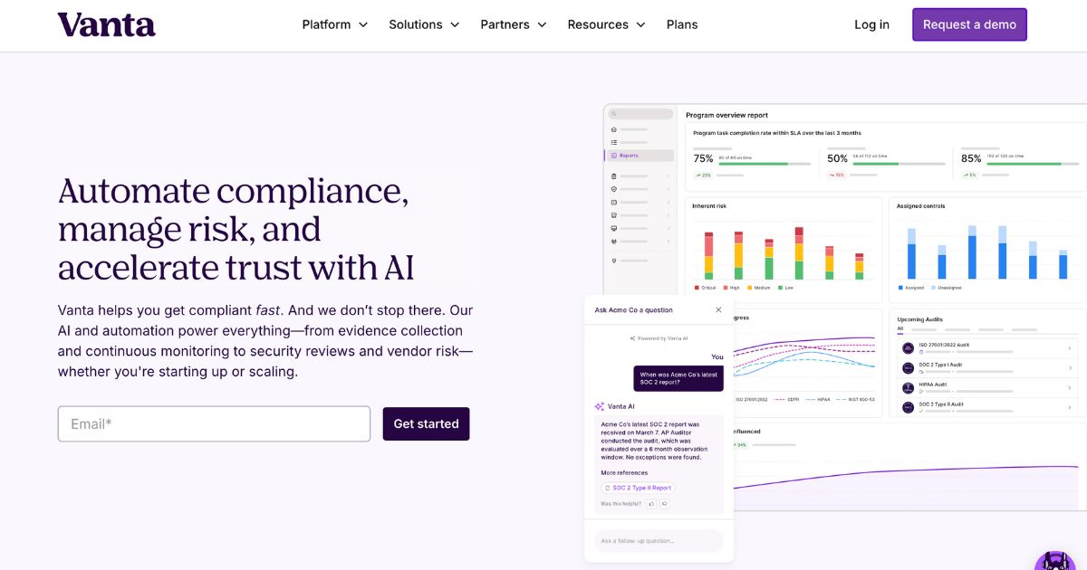 Vanta: Simplifying B2B Trust Management with Automation.