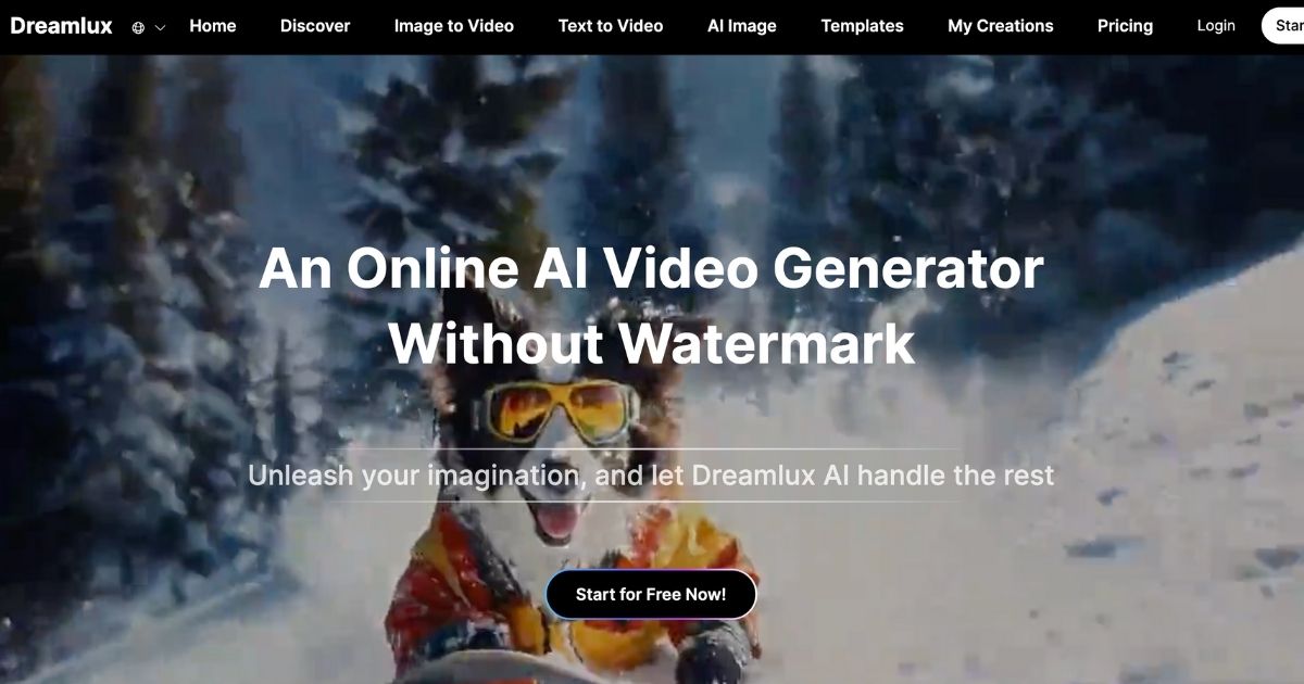 Dreamlux: AI-Powered Video Generator for Efficient Content Creation