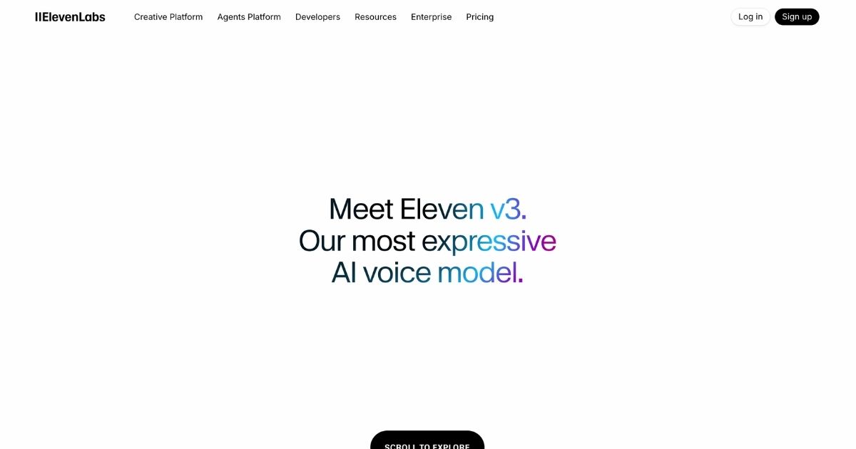 ElevenLabs v3: Expressive AI Speech Generation