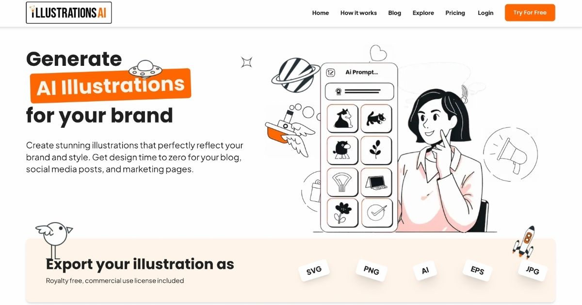 Illustrations AI: Brand-Specific Visual Creation Platform