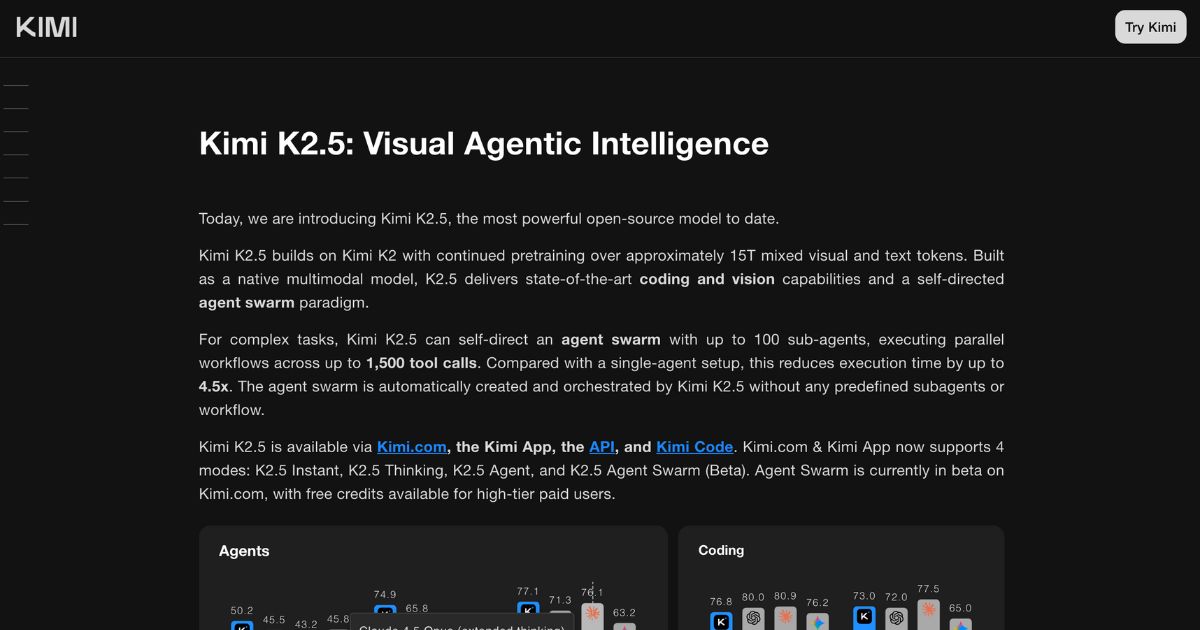 Kimi K2.5: Transform Text to Code
