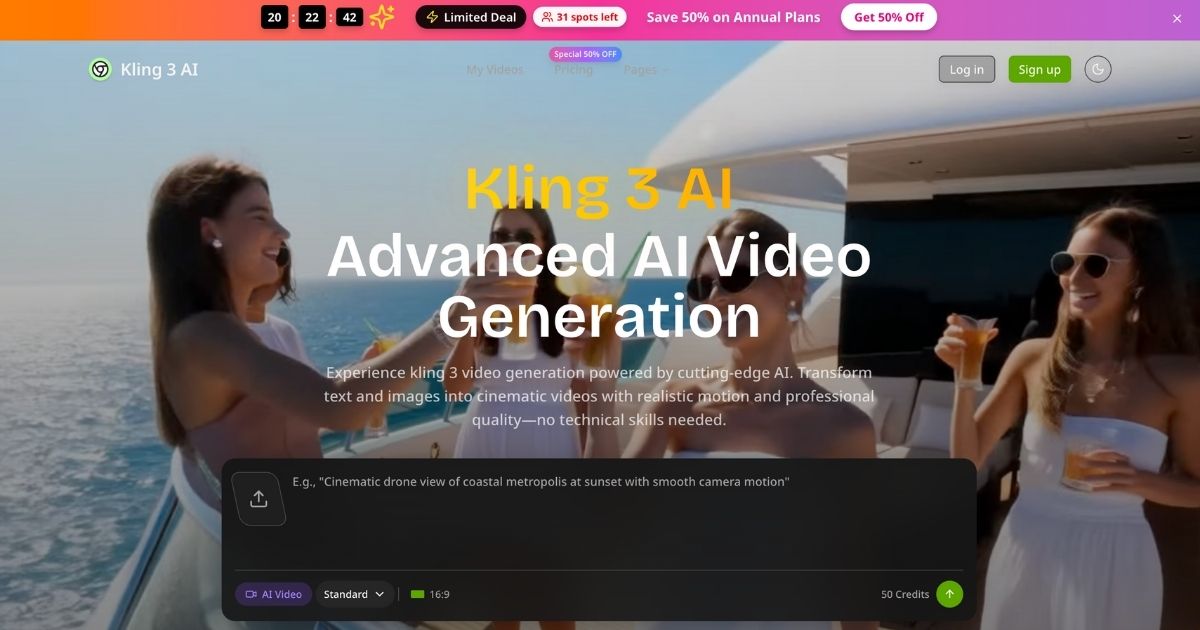 Kling 3 AI: AI Video Generation Platform