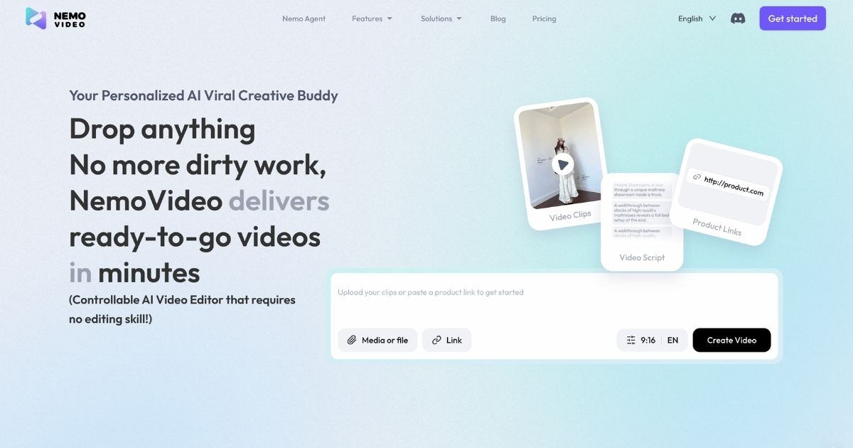 NemoVideo: AI-Powered Video Editing Solution