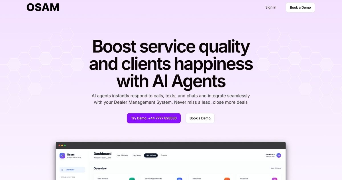 OSAM.ai: AI Platform for Automotive Communication