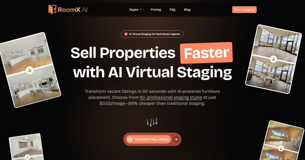 RoomX AI: Virtual Staging for Real Estate