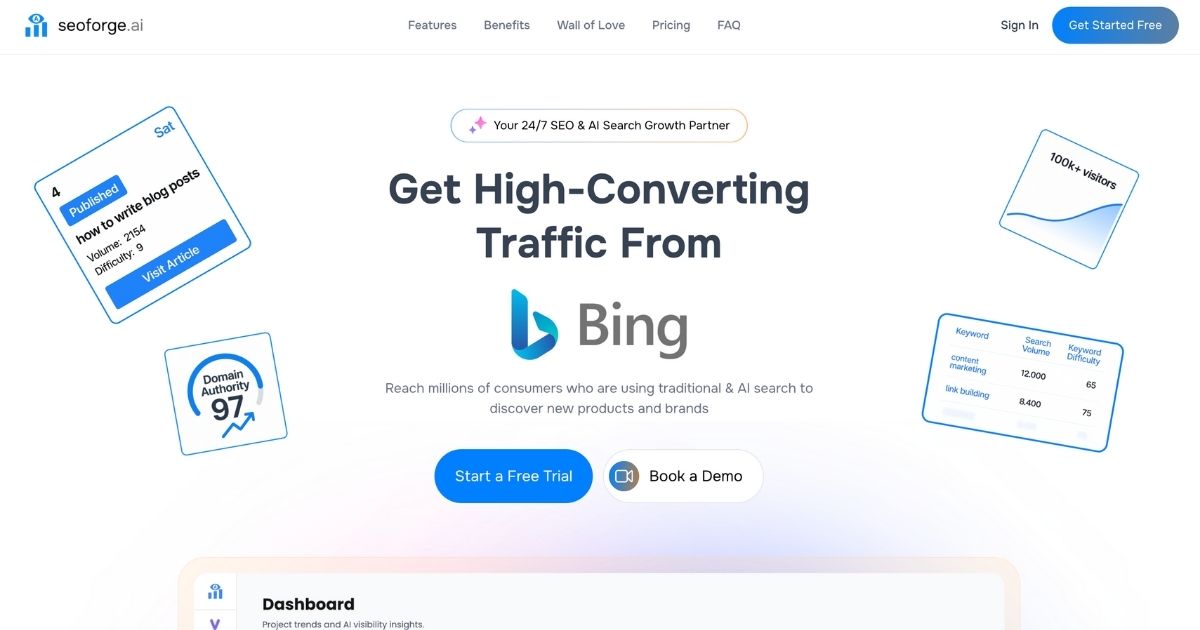 SEOForge: AI Visibility Intelligence Platform