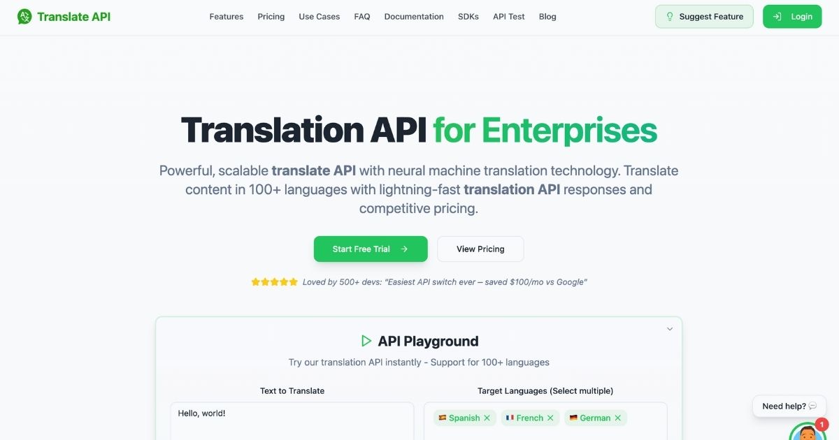 Translation API: Streamlined Multilingual Communication