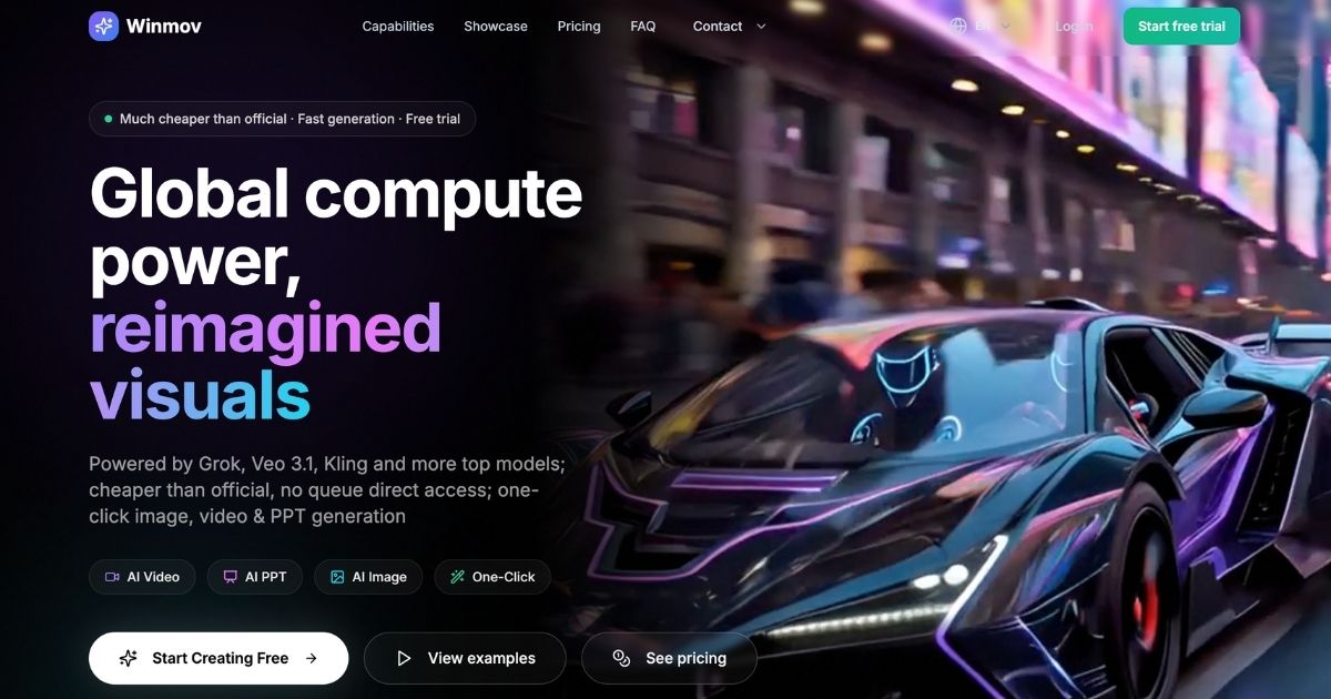Winmov: AI-Powered Short-Form Video Generator