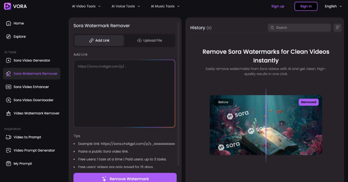 Sora Watermark Remover: AI-Powered Video Enhancement