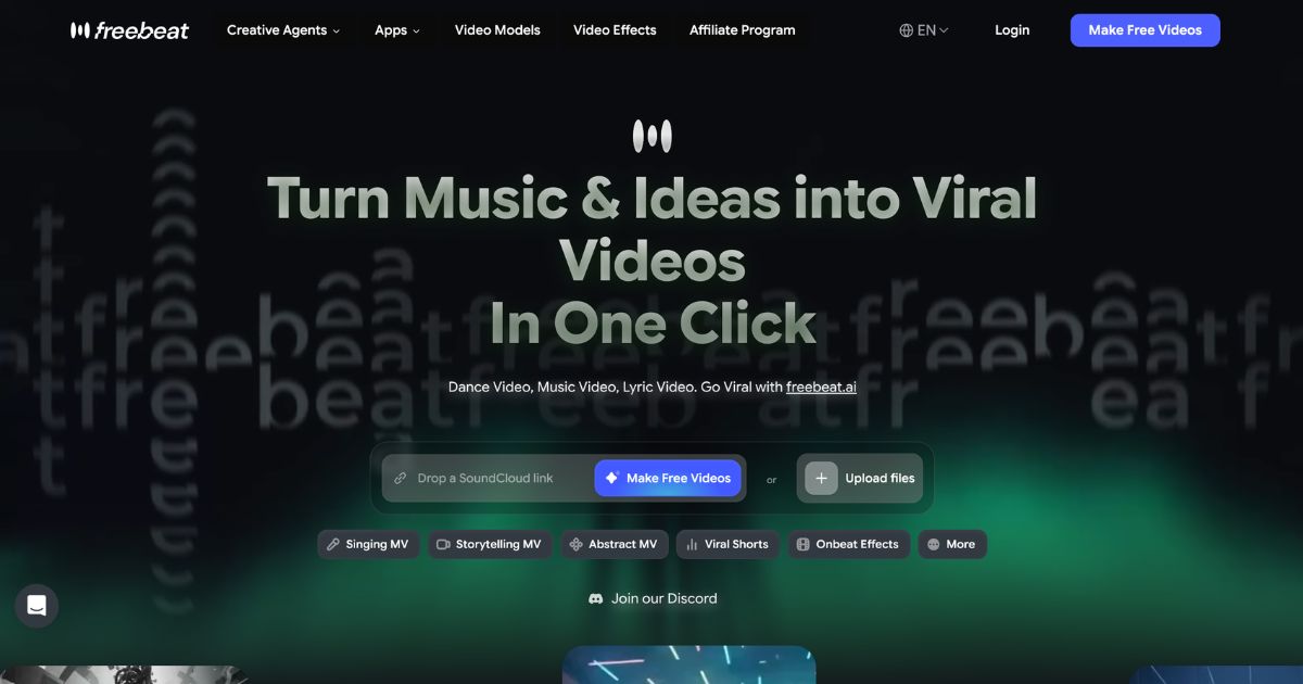 Freebeat.ai: AI Music Video Creation