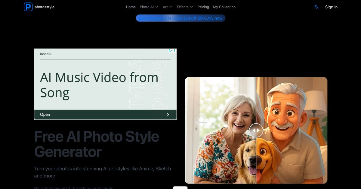 PhotosStyle: AI-Powered Image Transformation Tool