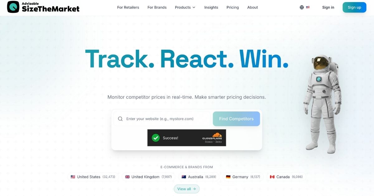 Size the Market: Real-Time Competitive Insights
